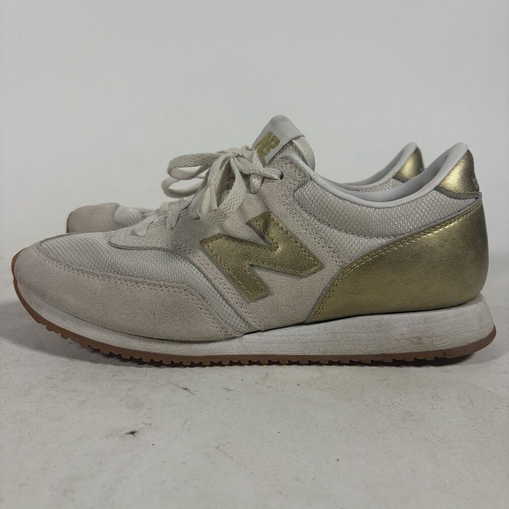New Balance  620 V2 CW620JD2 Beige Gold Lace Up Training Shoes Women’s 7 B